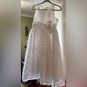 Elegant White Kids Dress
